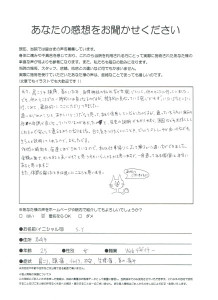 山本サキコさん　25歳　女性　肩こり　頭痛など